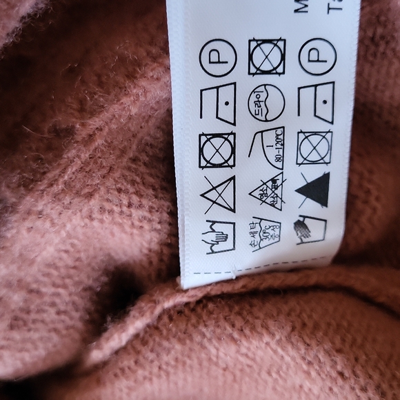 NWOT Massimo Dutti Wool & Cashmere Blend Ruffled Mockneck Sweater - Picture 16 of 16